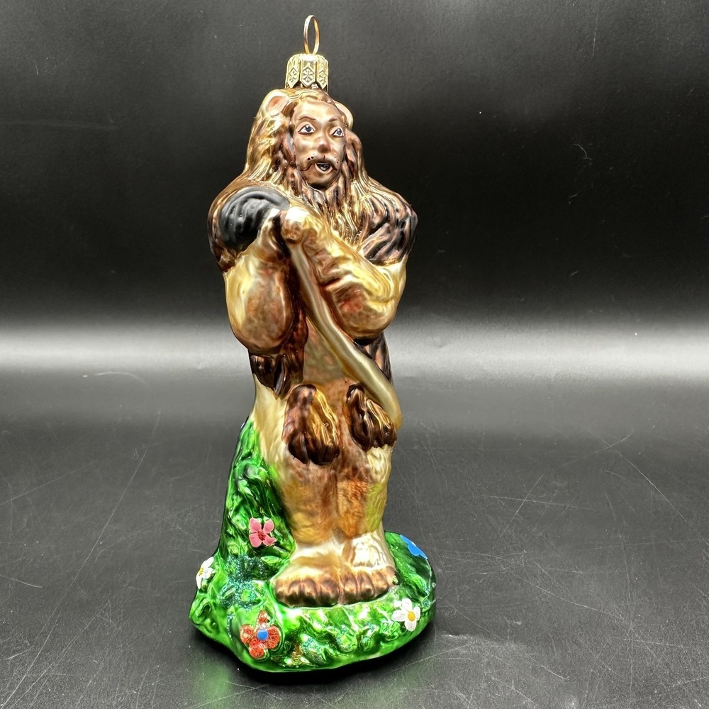 1999 KURT ADLER POLONAISE COWARDLY LION WIZARD‎ OF OZ 6.5" ORNAMENT